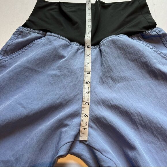 Spread Good Cheer Maternity Pants Size Medium Sky Blue Pull on Flare leg - Picture 8 of 10